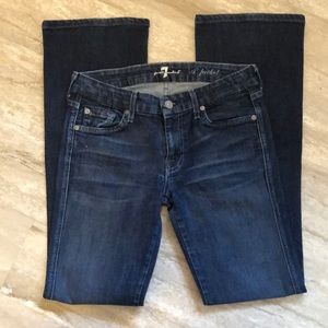 7 for All Mankind dark wash bootcut jean